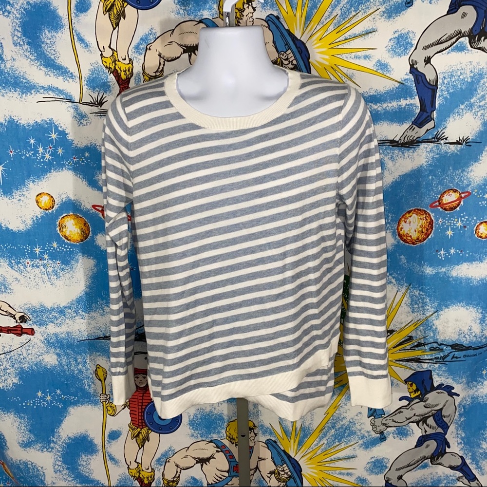Loft striped Long Sleeve shirt L